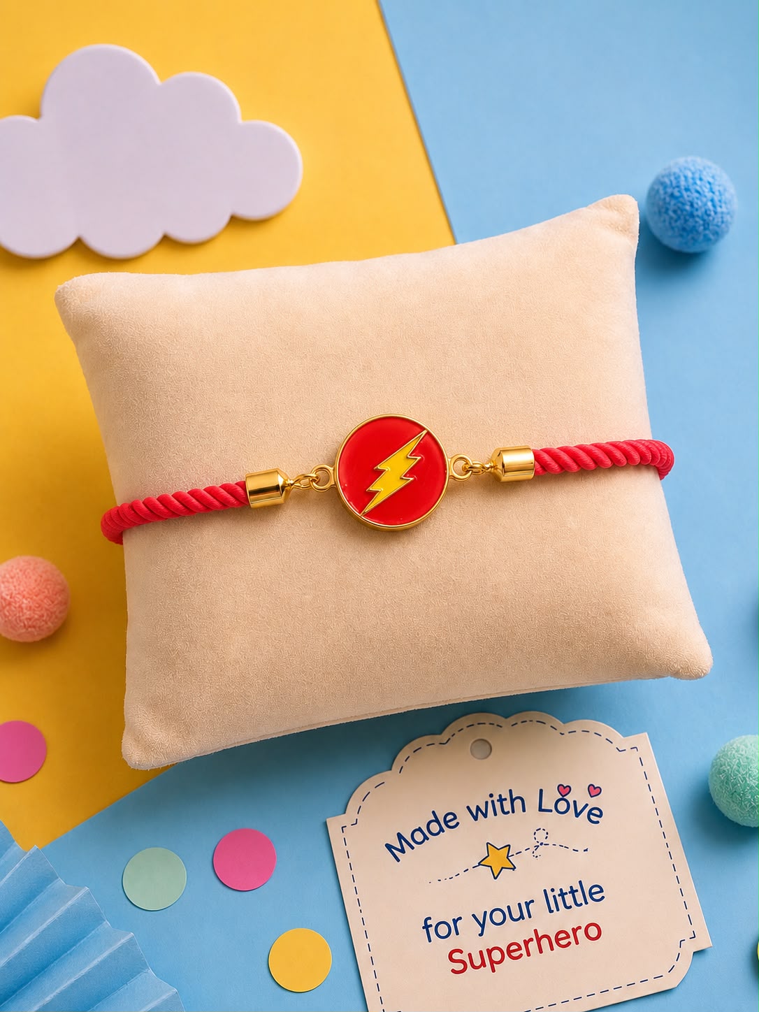 Lightning Bolt Rakhi Bracelet