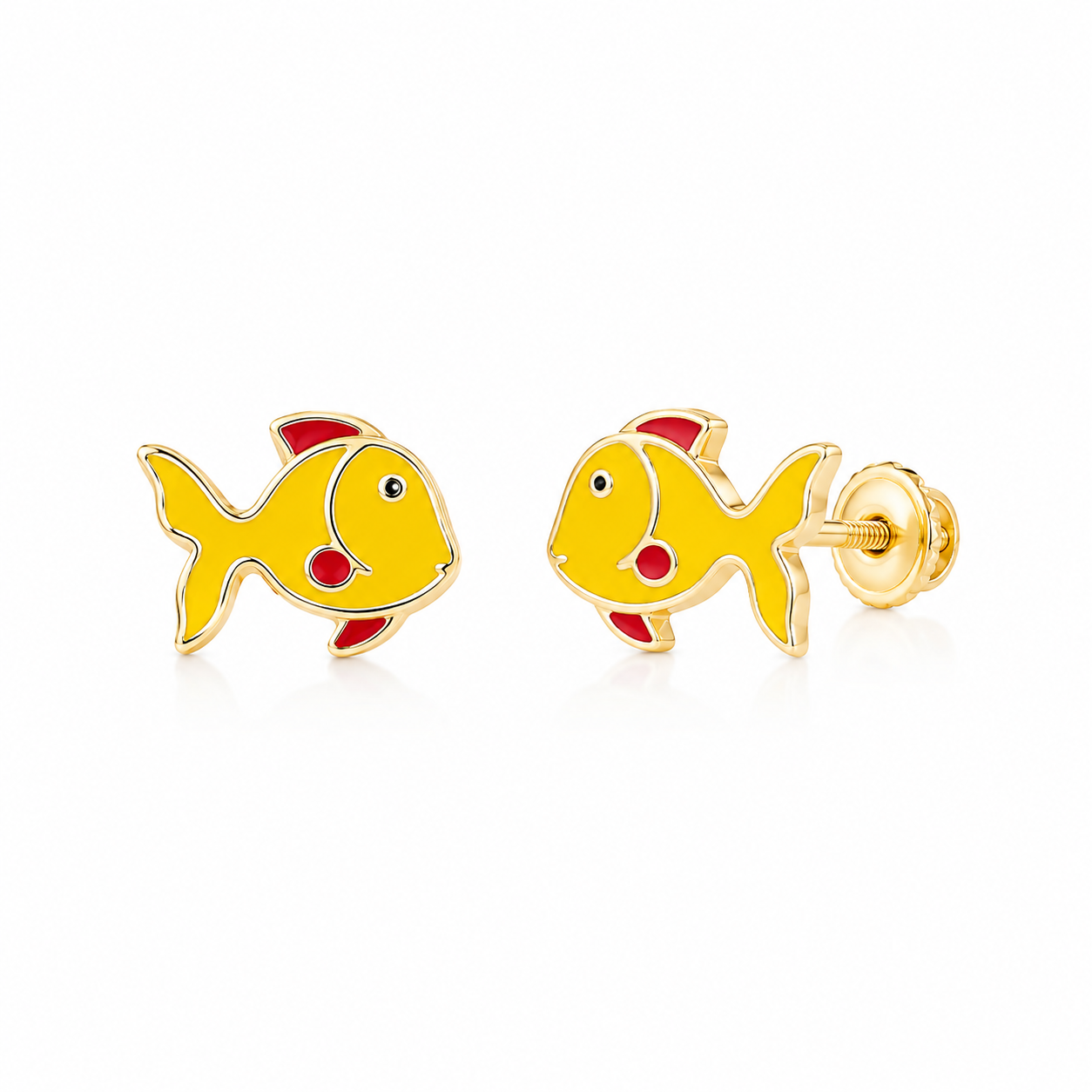 Sunny Fish Kids Stud Earrings