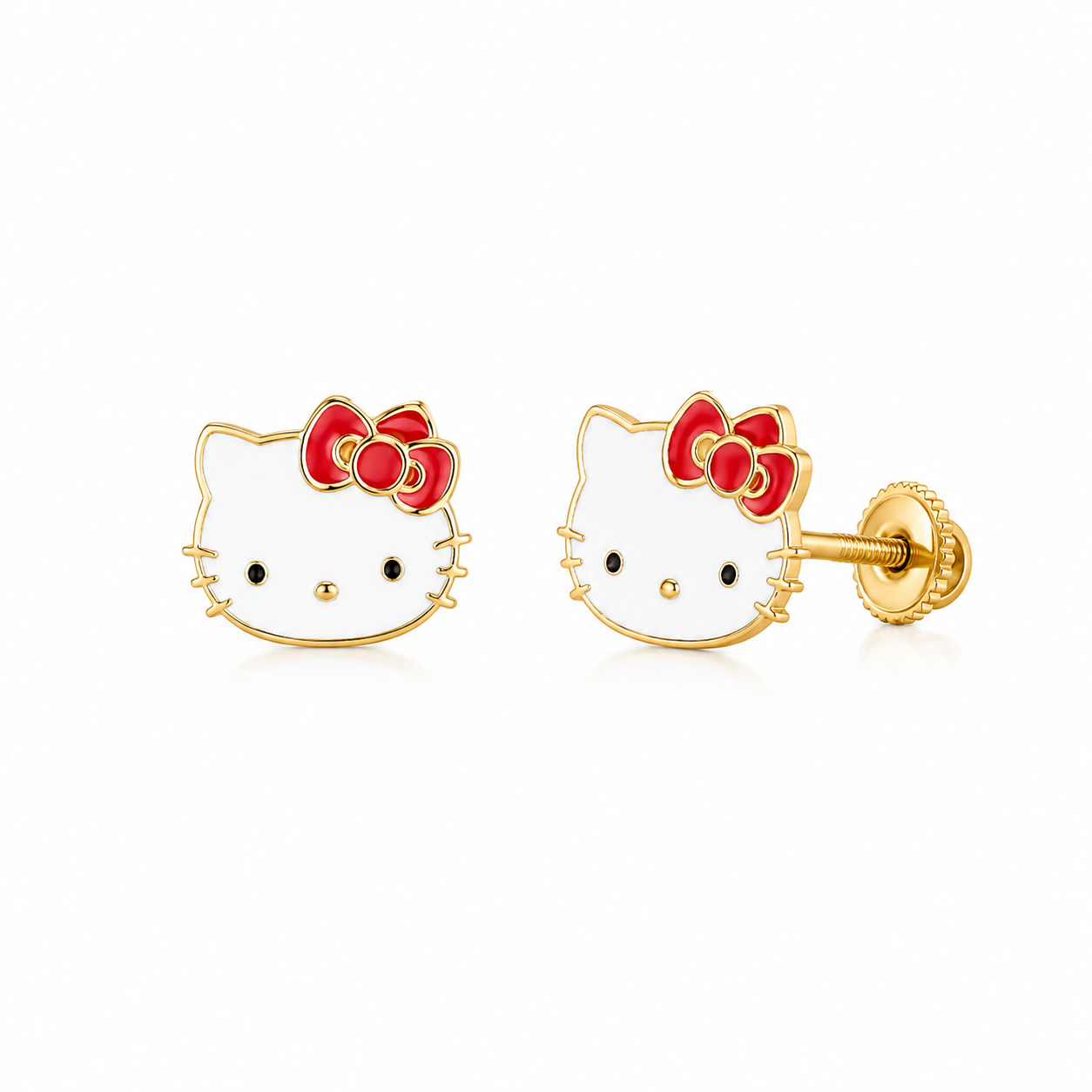 Kitty Kids Stud Earrings