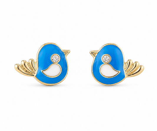 Blue Bird Kids Stud Earrings