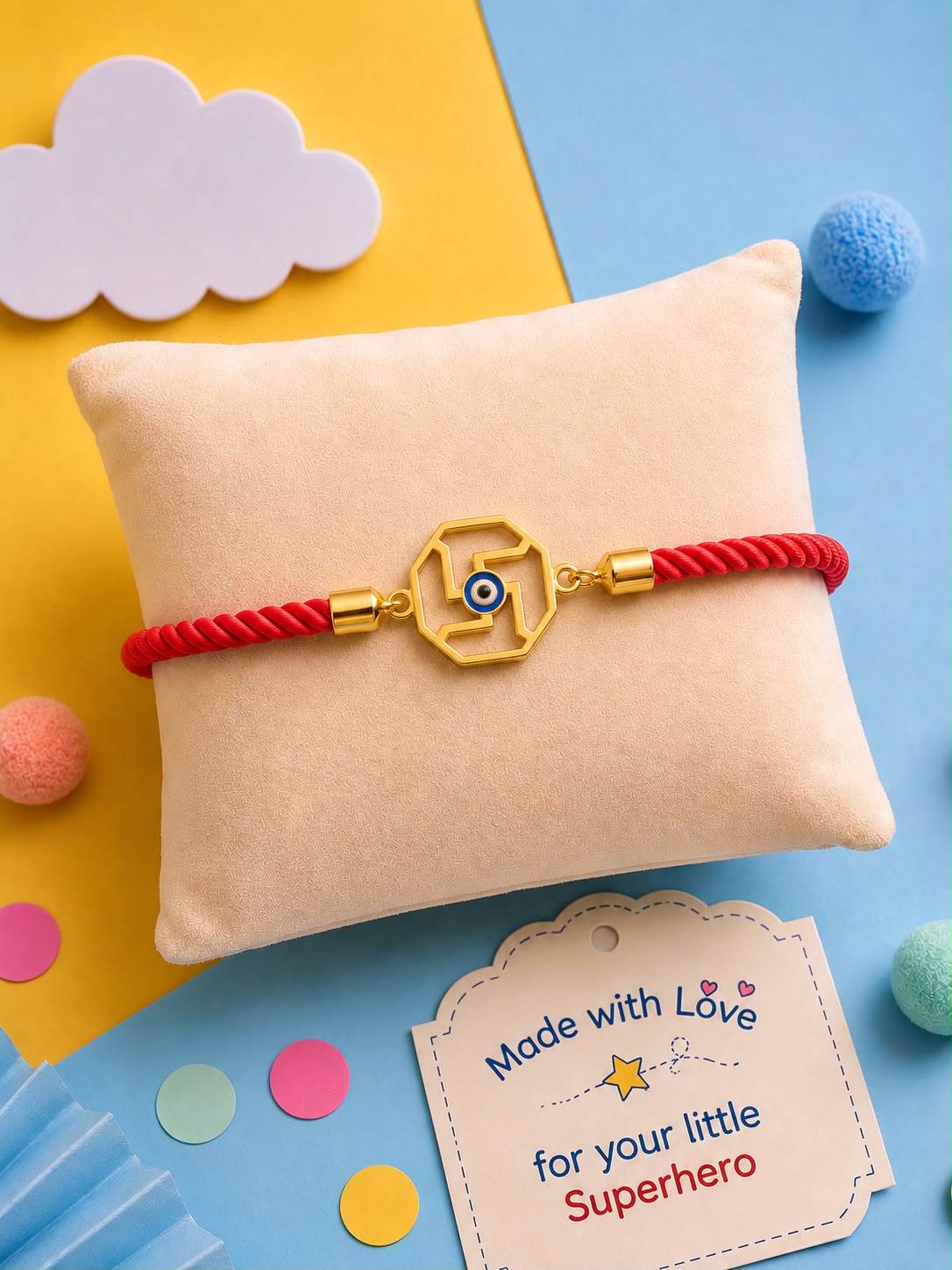 Swastik Rakhi Bracelet