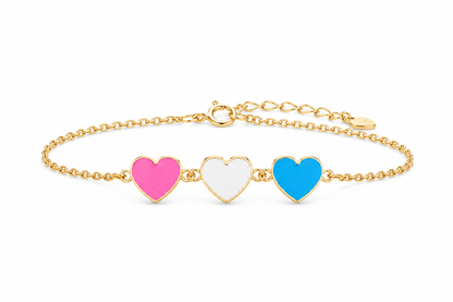Triple Heart Bracelet