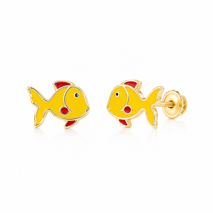 Sunny Fish Kids Stud Earrings