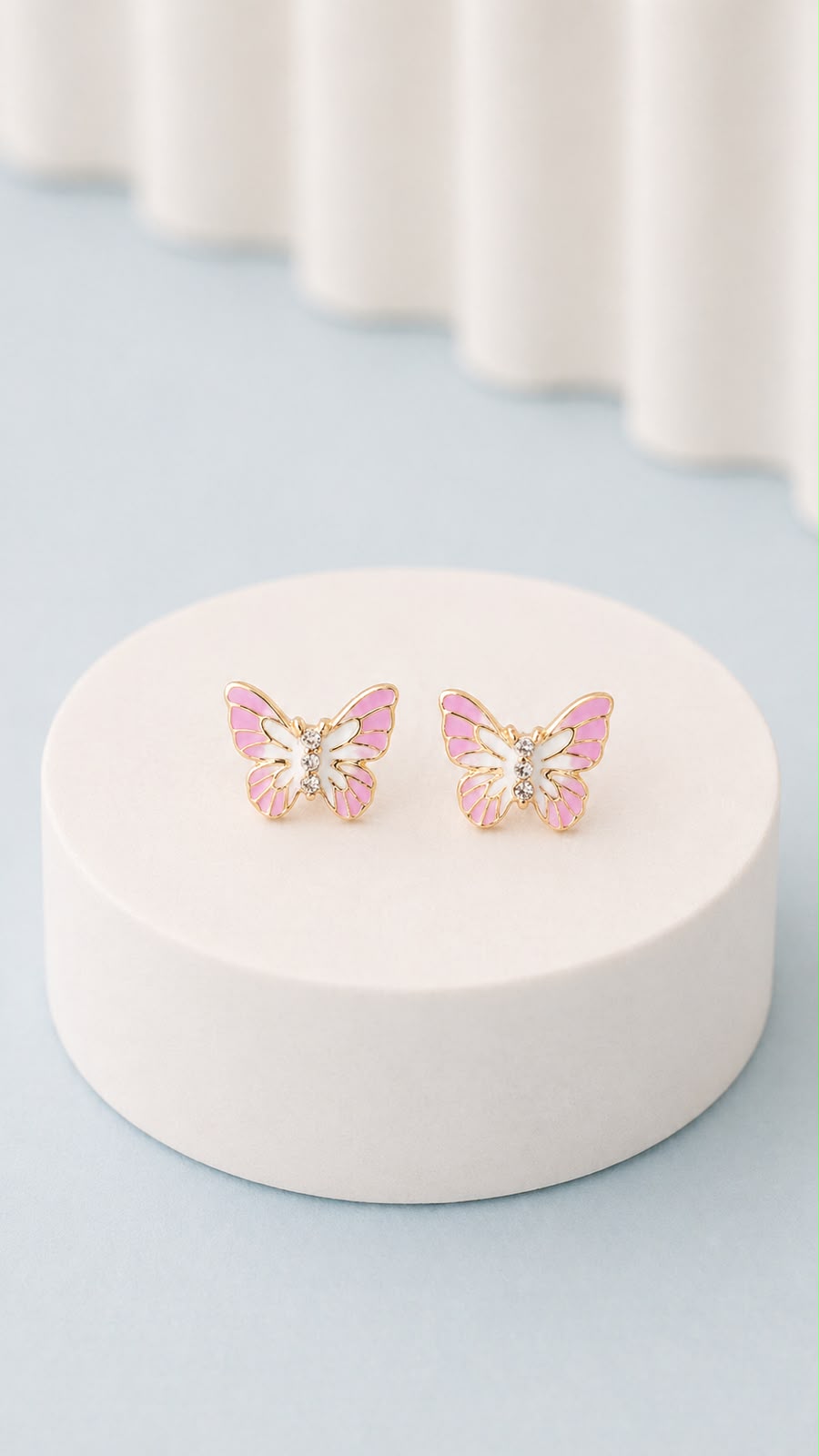 Flutter Butterfly Stud Earrings