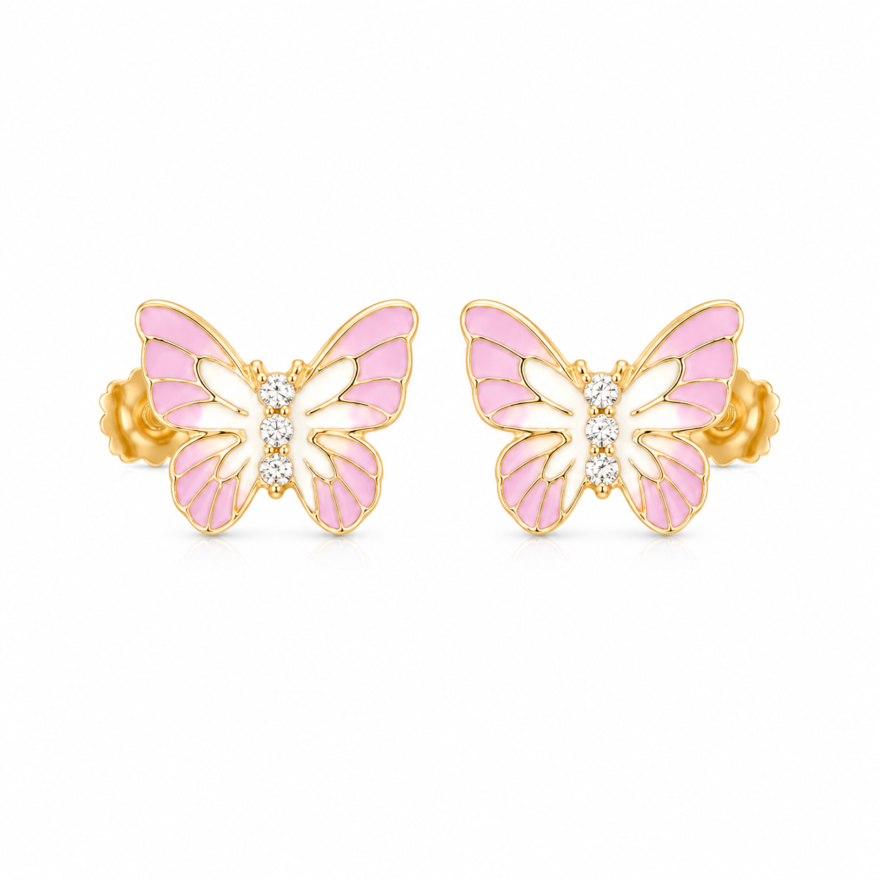 Flutter Butterfly Stud Earrings