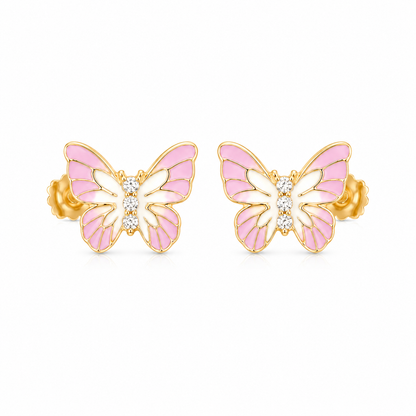 Flutter Butterfly Stud Earrings