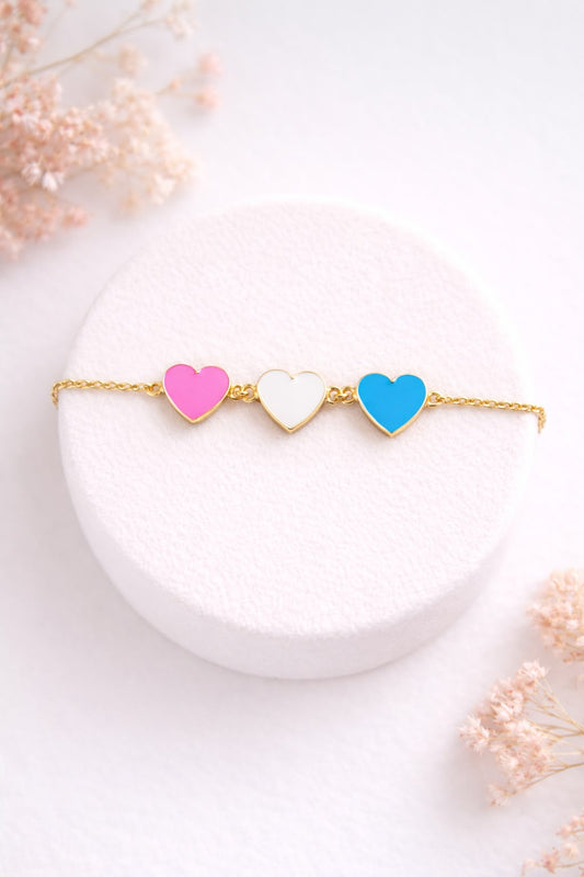 Triple Heart Bracelet