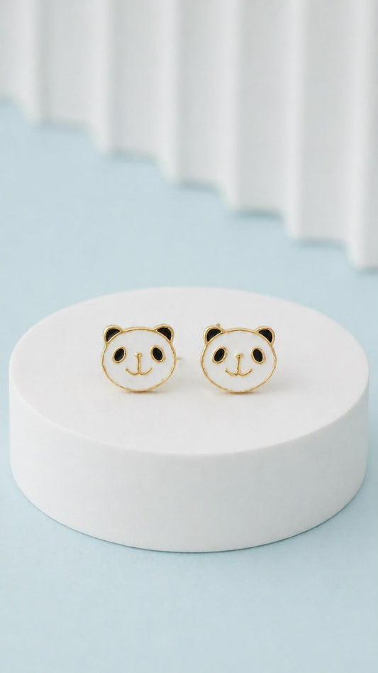 Cute Panda Stud Earrings