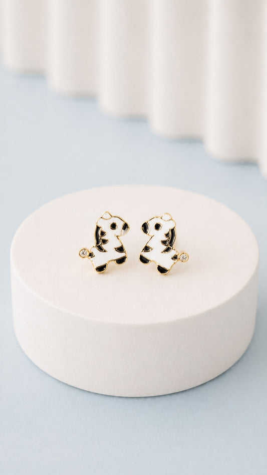 Little Zebra Stud Earrings